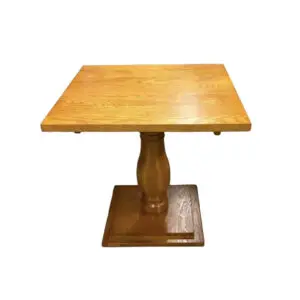 Tear drop column with square base